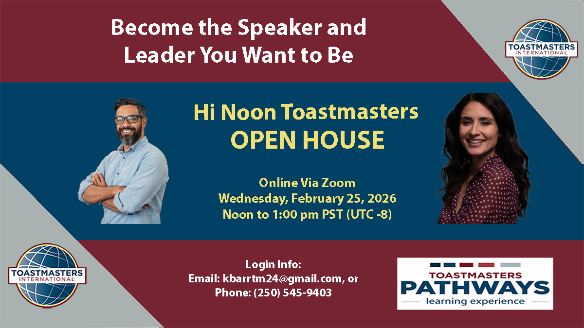 Become the speaker and leader you want to be.