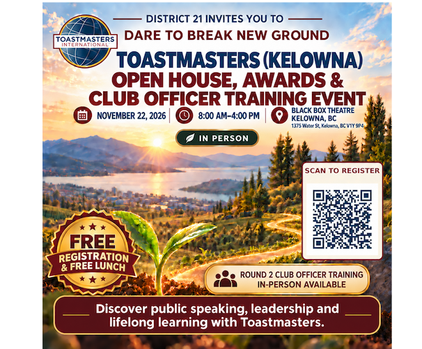 Kelowna Special Open House Event
