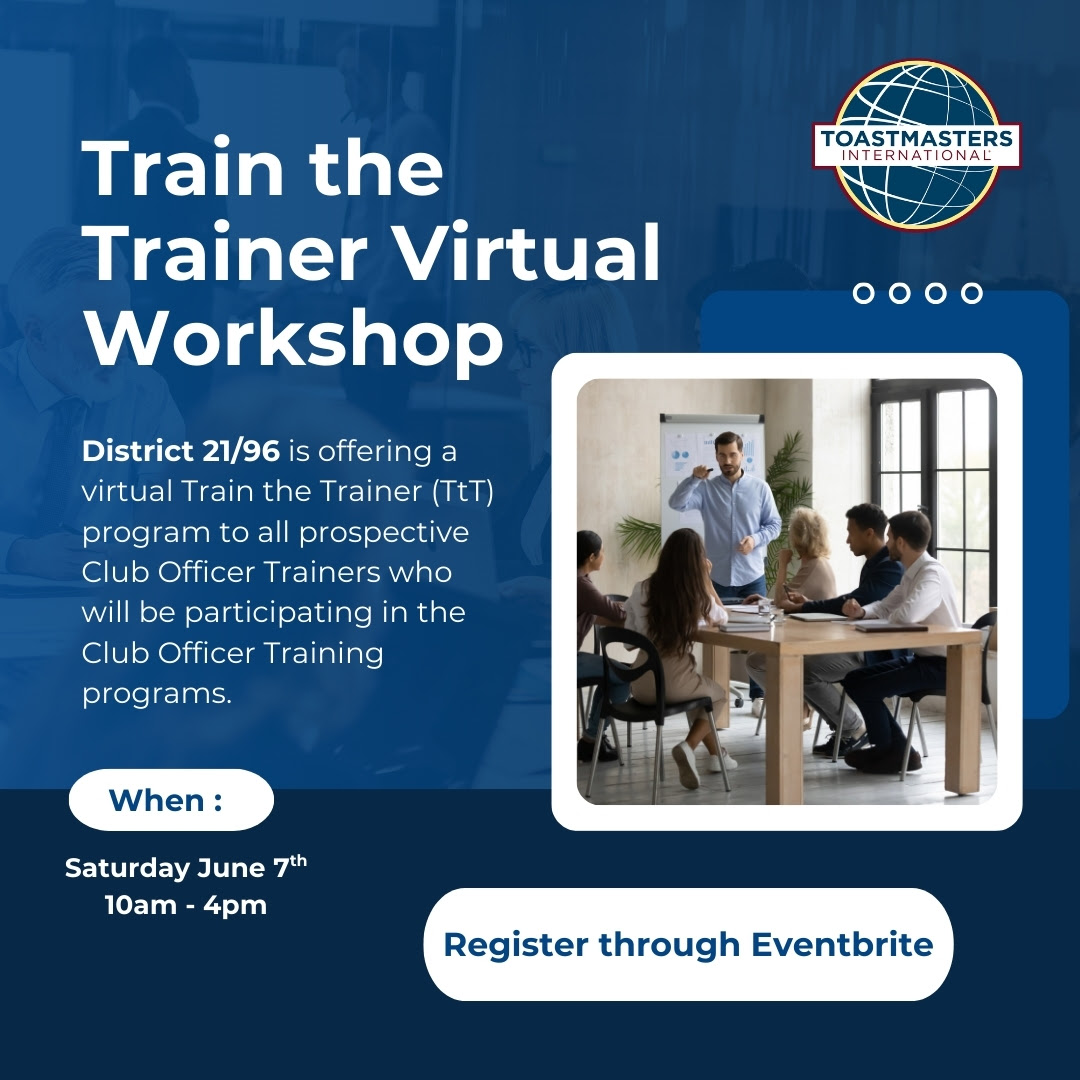 D21/96 Train the Trainer Workshop