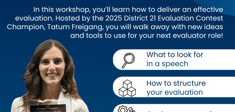 Learn to Evaluate Workshop Details