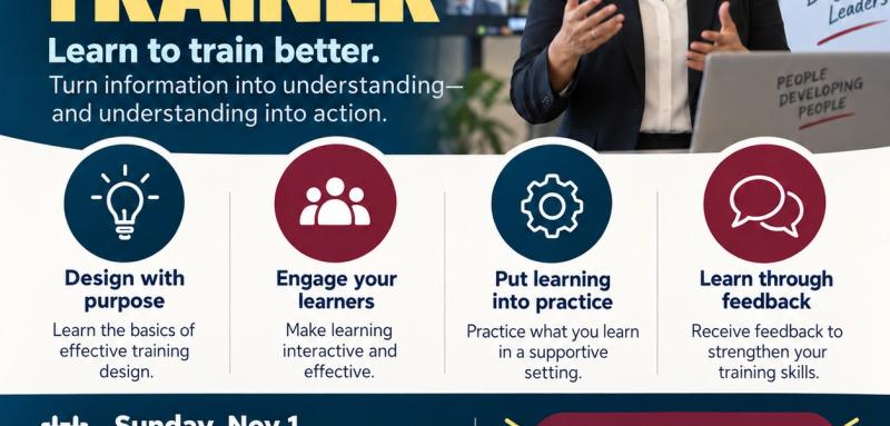 November 1 Train the Trainer