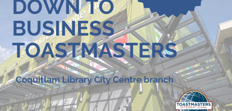 Down to Business Toastmasters meeting
