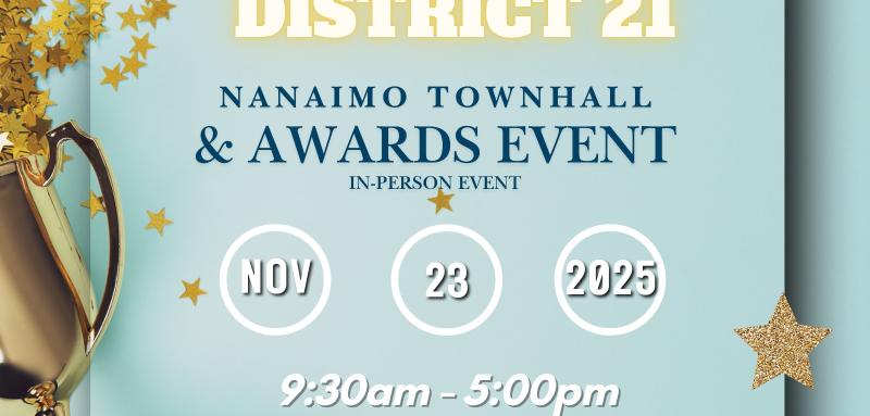 Nanaimo Townhall and Awards Event