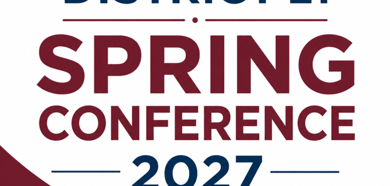 District 21 Spring Conference 2027